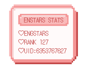 Enstars Stats